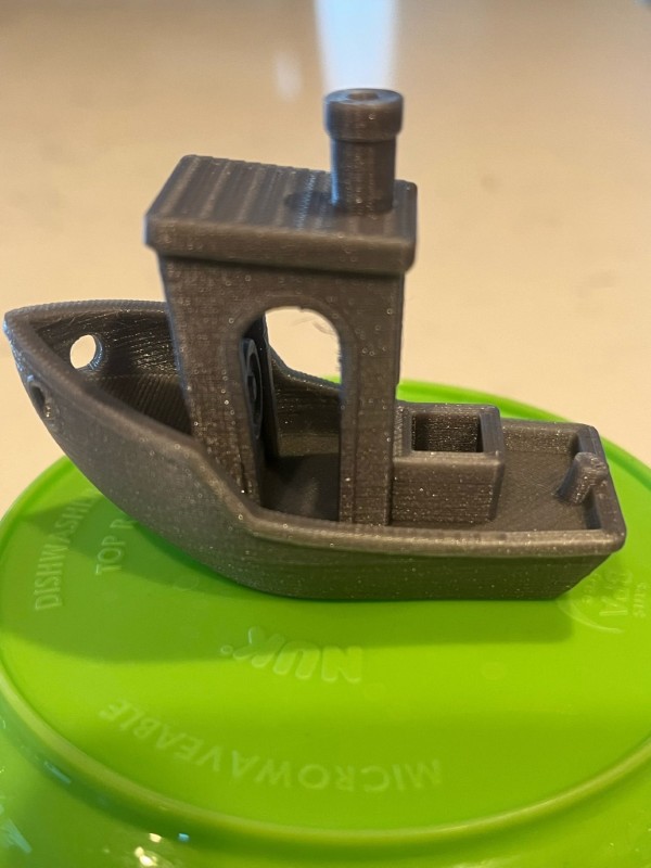 3D printed benchy model
